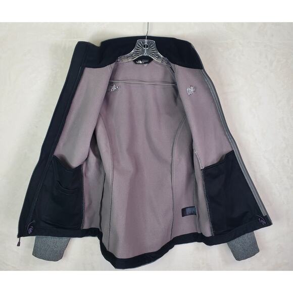 The North Face Windwall Full Zip Jacket Womens Medium Gray Wind Water Resistant - Picture 4 of 10